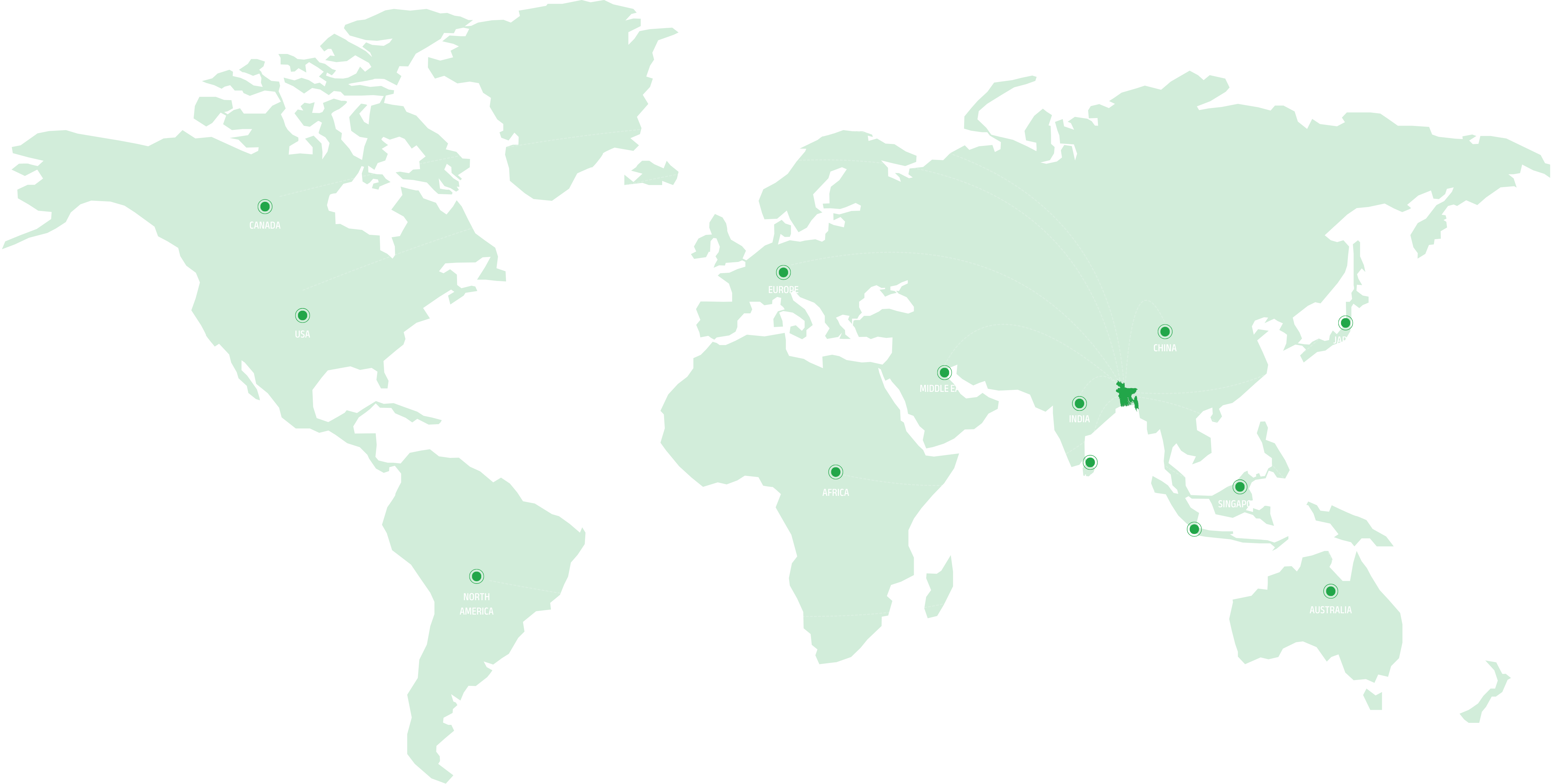 Global spice sourcing origins map